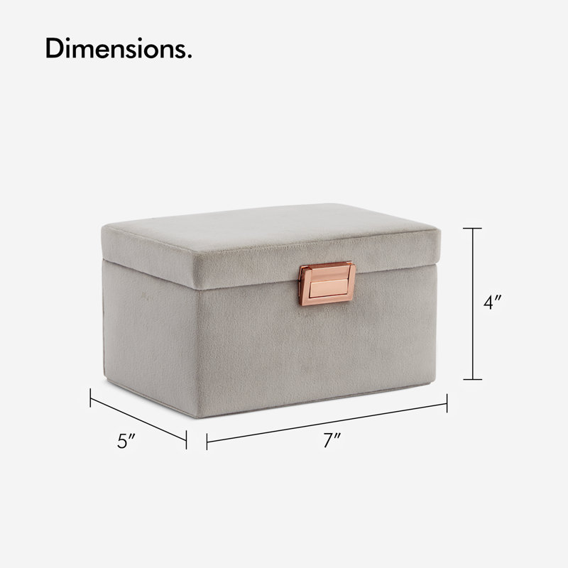 Rosdorf Park Belen 2 MultiPurpose Compartments Jewelry Box & Reviews